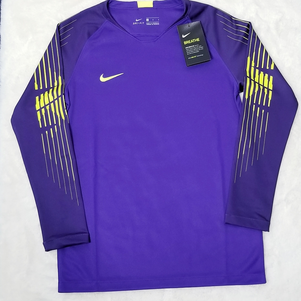 Nike Dri Fit Long Sleeve Top Purple